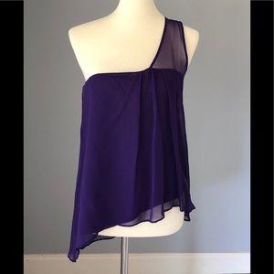 Purple Stylish Heather Blouse